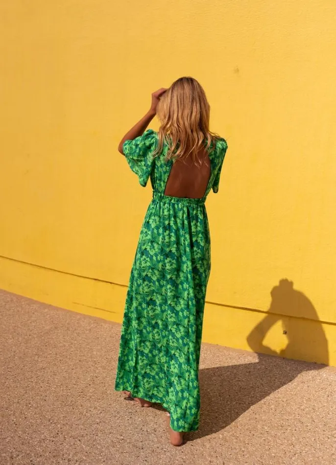 Women039s Clothing Dresses Easy Clothes Green Patterned Tiphaine Dress