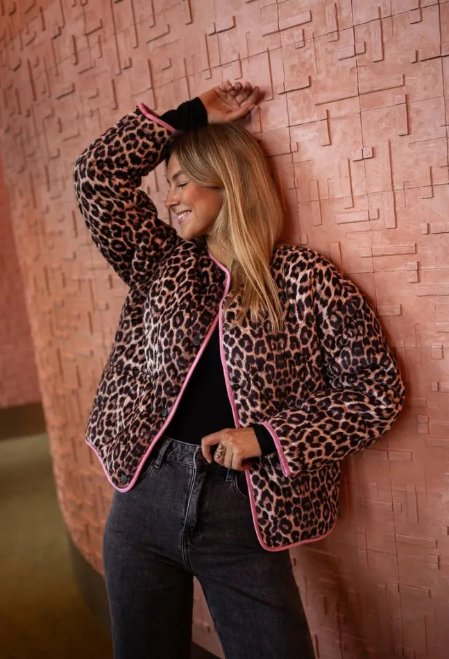 Women039s Clothing Jackets Easy Clothes Leopard Fanie Jacket