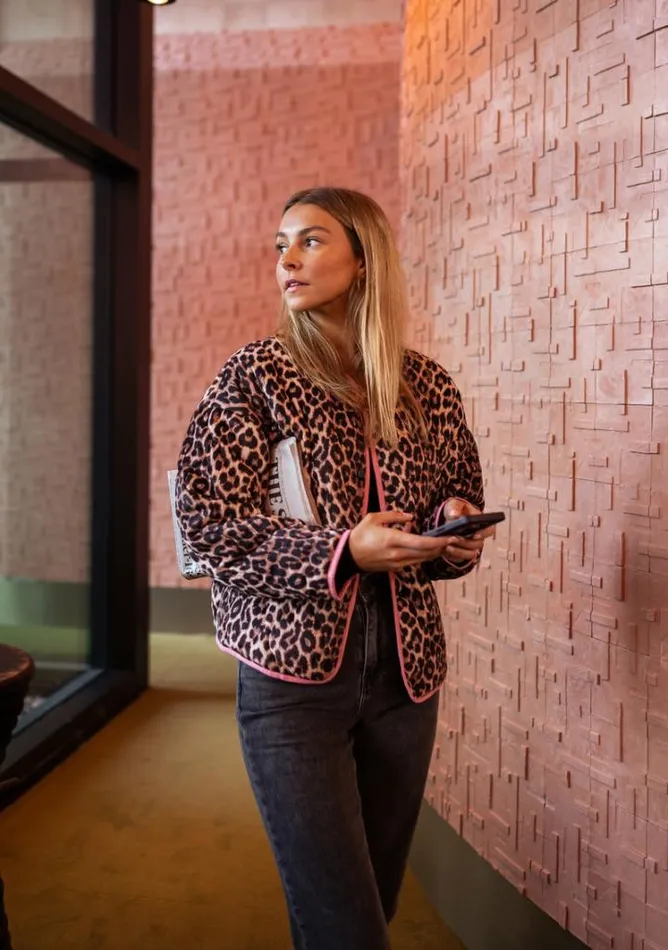 Women039s Clothing Jackets Easy Clothes Leopard Fanie Jacket