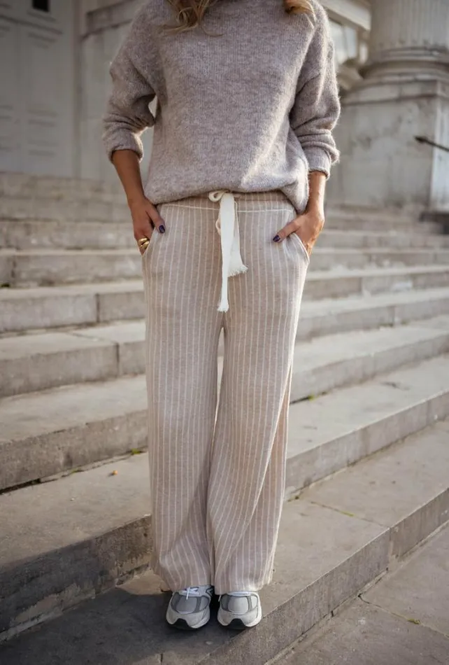Women039s Clothing Pants and Jeans Easy Clothes Beige Lena Sweat Pants Beige