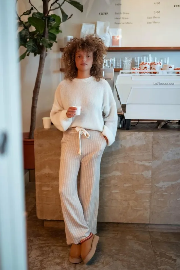 Women039s Clothing Pants and Jeans Easy Clothes Beige Lena Sweat Pants Beige