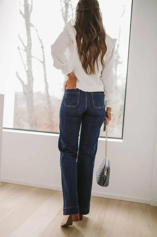 Women039s Clothing Pants and Jeans Easy Clothes Dark Blue Hugues Jeans Dark Blue Women039s Clothing Pants and Jeans Easy Clothes Dark Blue Hugues Jeans Dark Blue