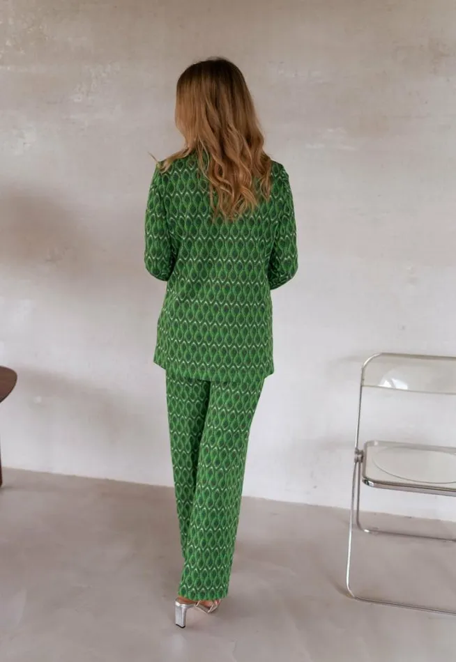 Women039s Clothing Pants and Jeans Easy Clothes Green Patterned Peter Pants