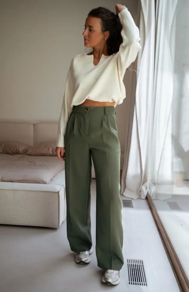 Women039s Clothing Pants and Jeans Easy Clothes Khaki Lowen Pants