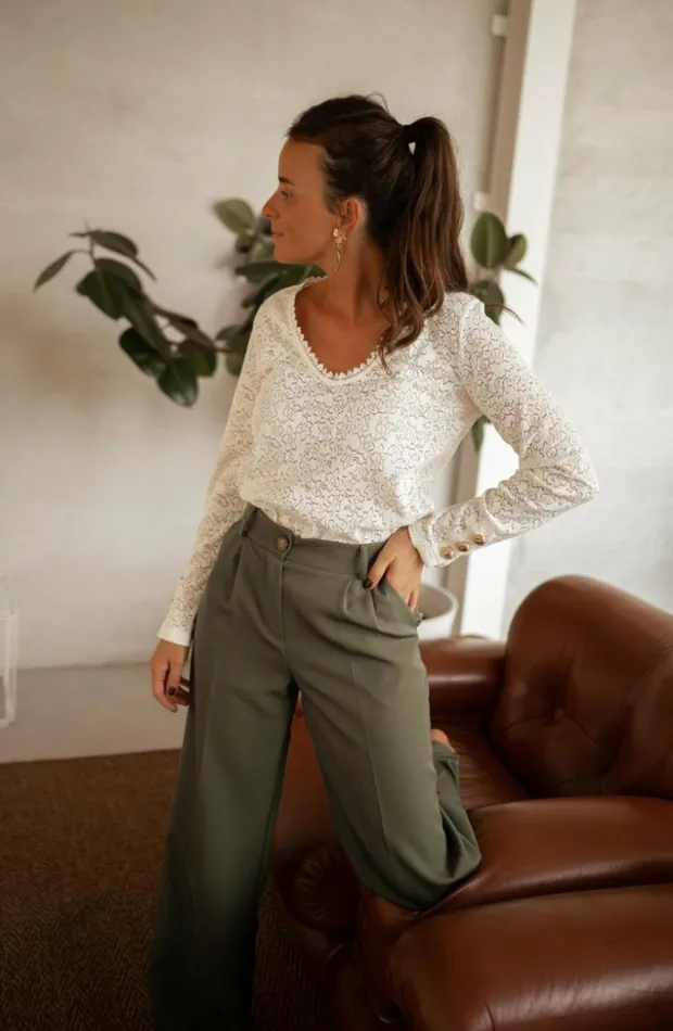 Women039s Clothing Pants and Jeans Easy Clothes Khaki Lowen Pants