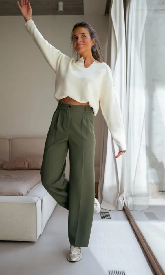 Women039s Clothing Pants and Jeans Easy Clothes Khaki Lowen Pants