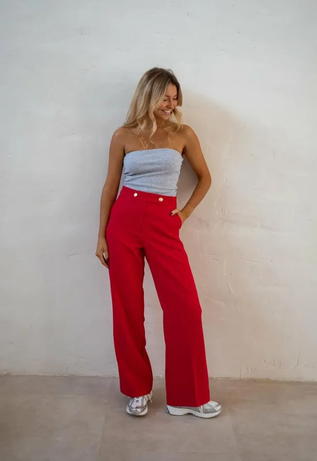 Women039s Clothing Pants and Jeans Easy Clothes Red Maona Pants Red