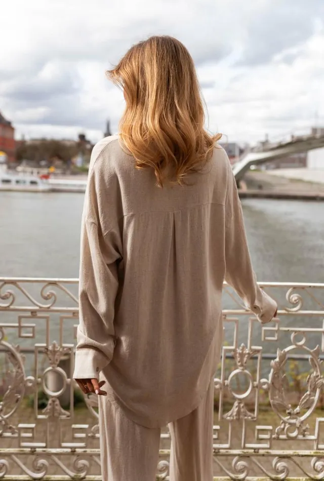 Women039s Clothing Shirts Easy Clothes Beige Kate Shirt