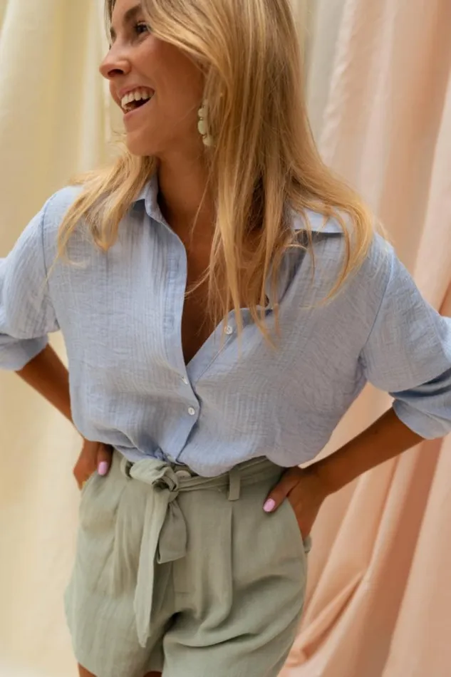 Women039s Clothing Shirts Easy Clothes Blue Dalo Shirt Blue