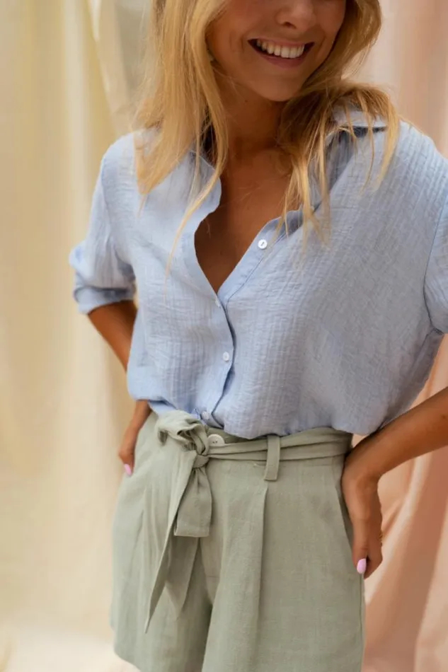 Women039s Clothing Shirts Easy Clothes Blue Dalo Shirt Blue