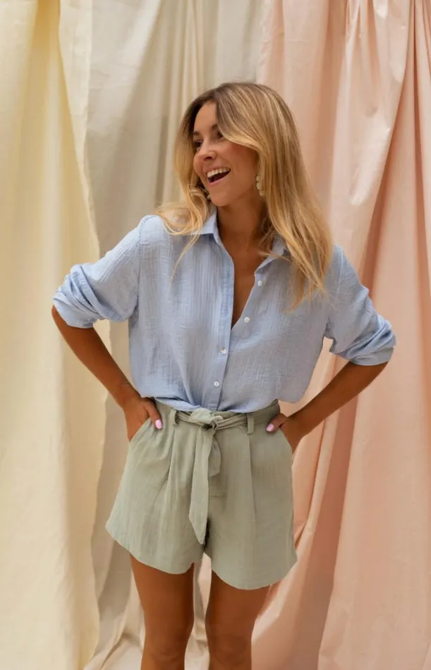 Women039s Clothing Shirts Easy Clothes Blue Dalo Shirt Blue
