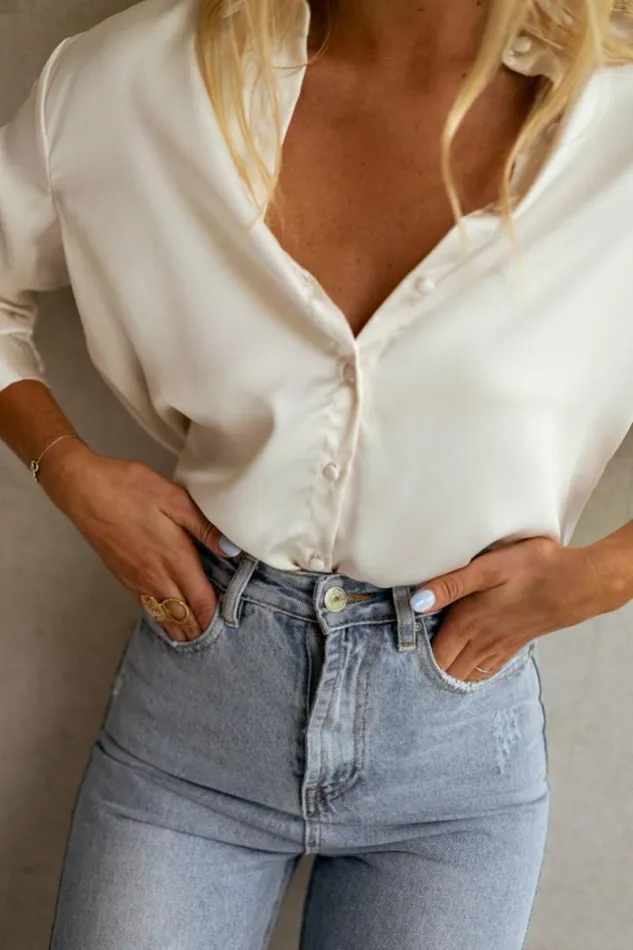 Women039s Clothing Shirts Easy Clothes Ecru Esteve Shirt Women039s Clothing Shirts Easy Clothes Ecru Esteve Shirt
