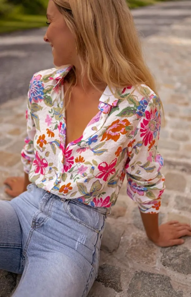 Women039s Clothing Shirts Easy Clothes Floral Edda Shirt