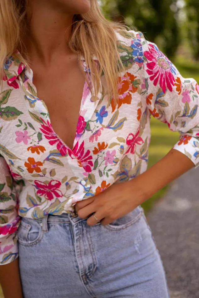 Women039s Clothing Shirts Easy Clothes Floral Edda Shirt