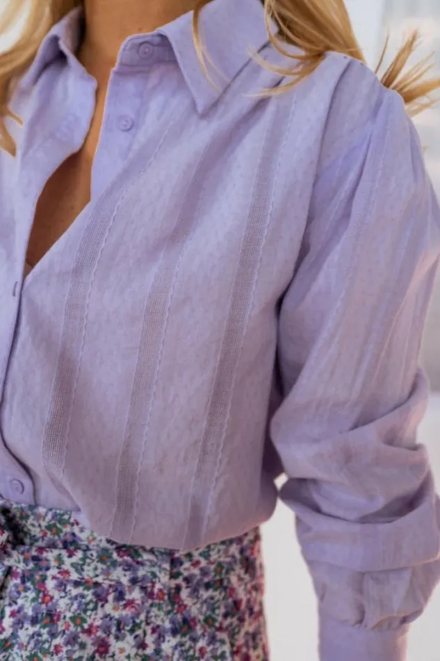 Women039s Clothing Shirts Easy Clothes Purple Waren Shirt