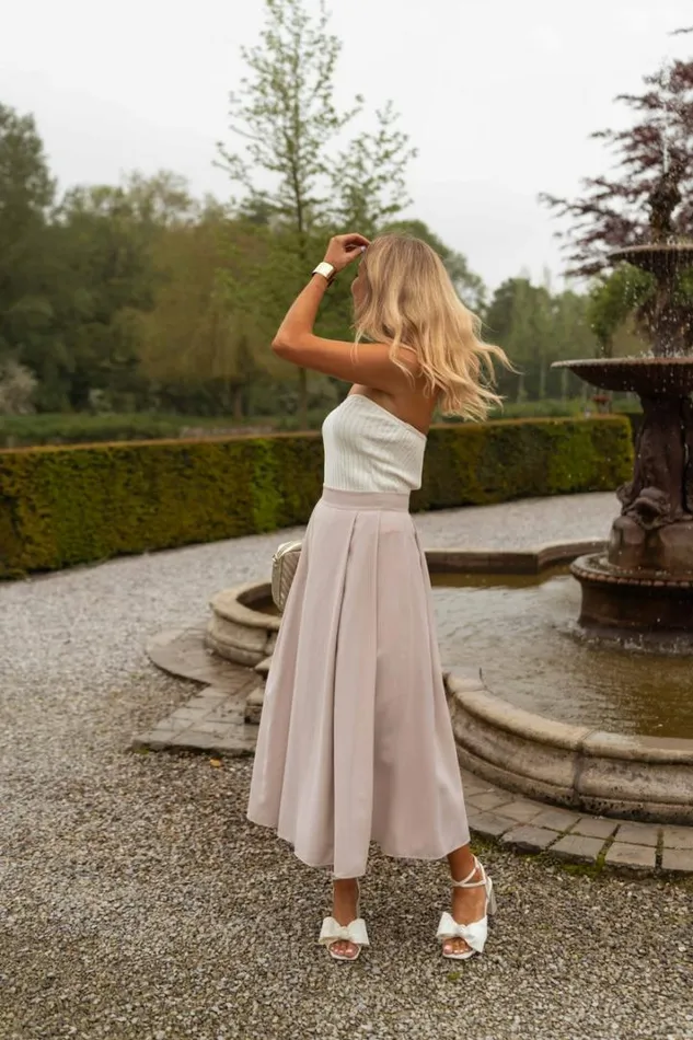 Women039s Clothing Skirts Easy Clothes Beige Marianne Skirt