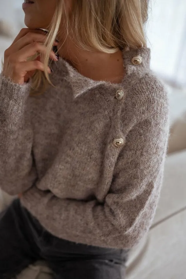 Women039s Clothing Sweaters Easy Clothes Beige Domi Sweater