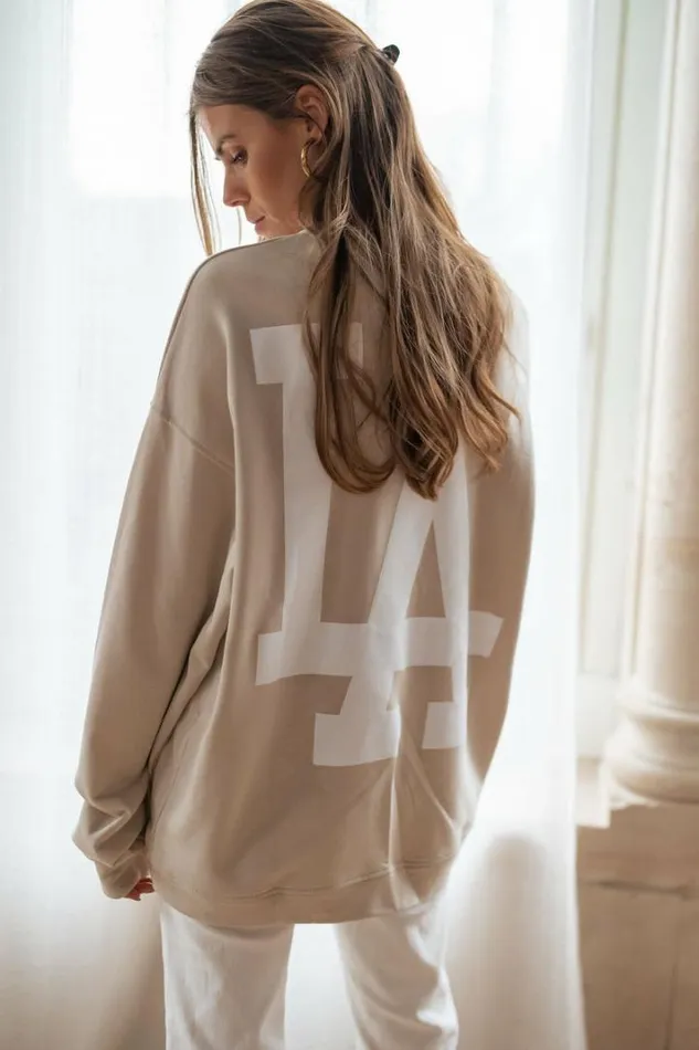 Women039s Clothing Sweaters Easy Clothes Beige Los Angeles Sweater Beige Women039s Clothing Sweaters Easy Clothes Beige Los Angeles Sweater Beige