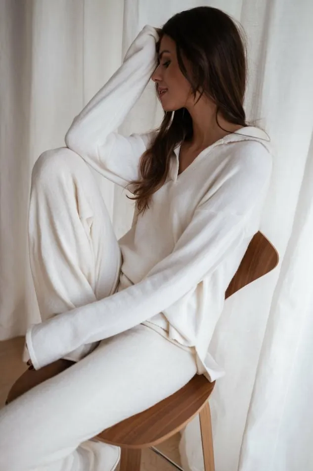 Women039s Clothing Sweaters Easy Clothes Ecru Conrad Sweater