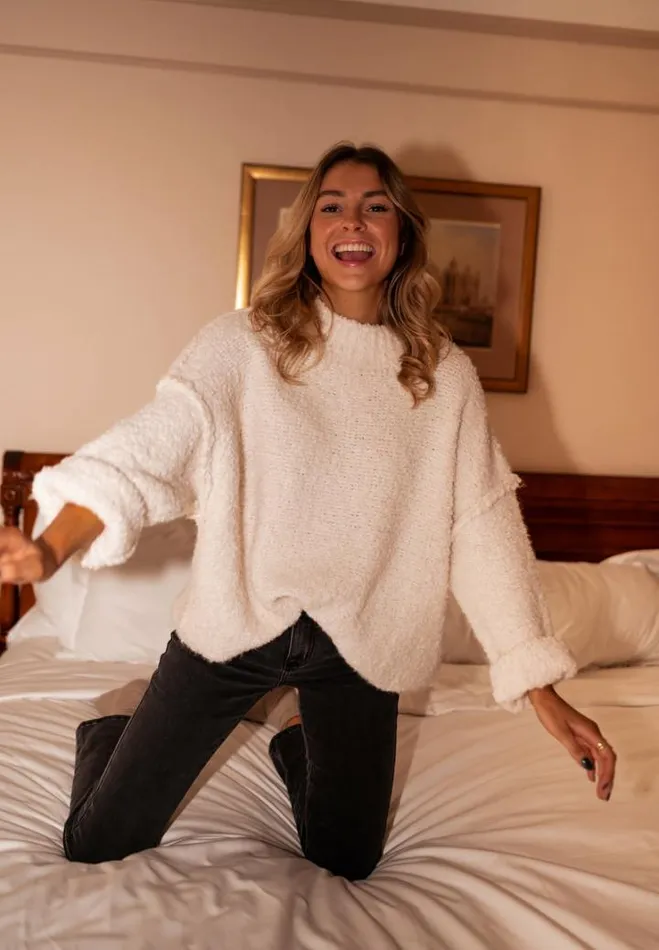 Women039s Clothing Sweaters Easy Clothes Ecru Nelda Sweater