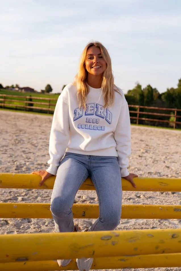 Women039s Clothing Sweaters Easy Clothes Ecru Nerd Sweater Women039s Clothing Sweaters Easy Clothes Ecru Nerd Sweater