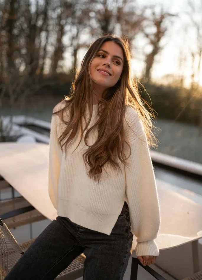 Women039s Clothing Sweaters Easy Clothes Ecru Zack Sweater