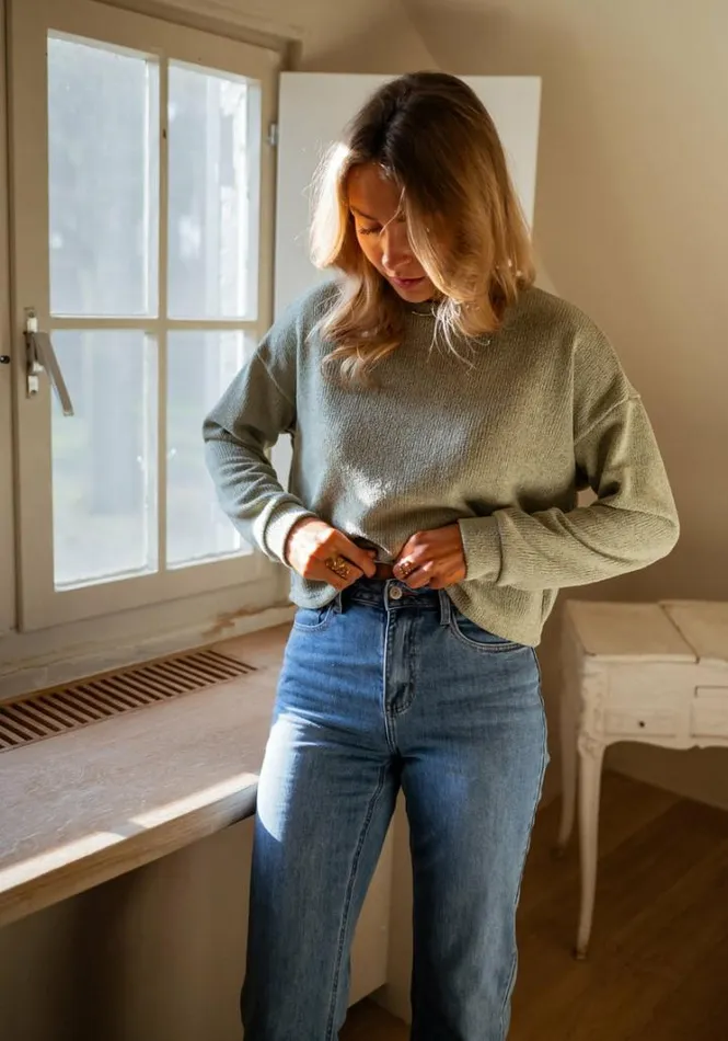 Women039s Clothing Sweaters Easy Clothes Green Dixie Sweater Green