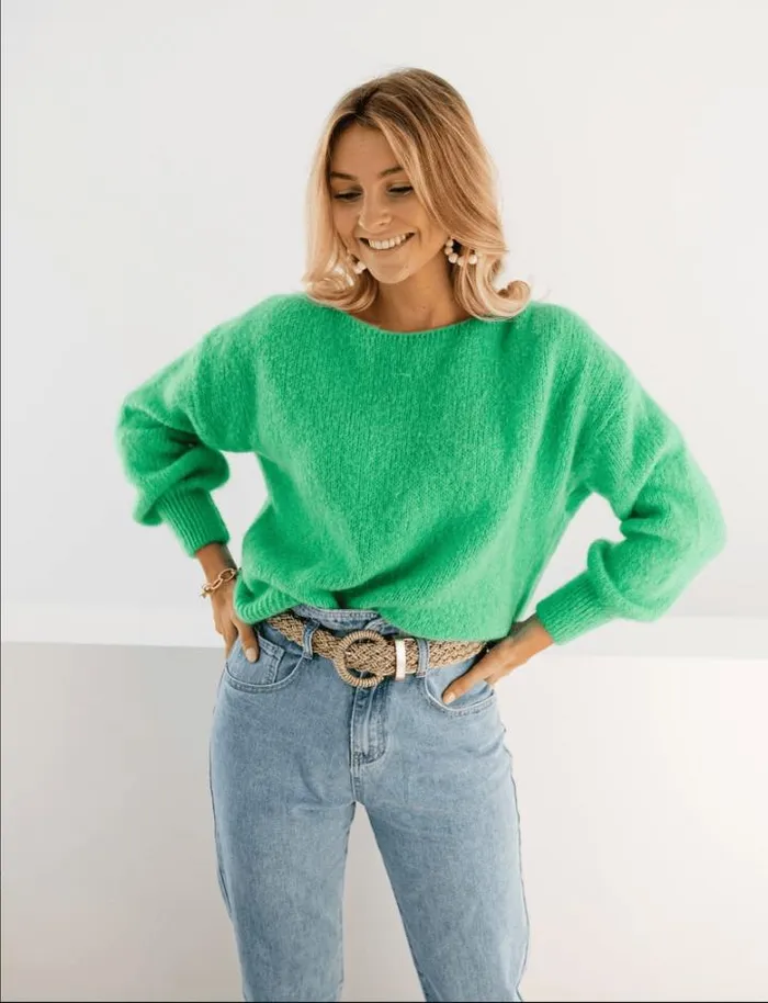 Women039s Clothing Sweaters Easy Clothes Green Francesca Sweater Green