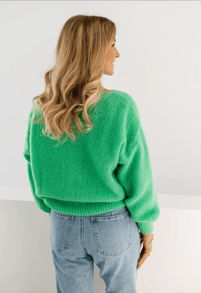 Women039s Clothing Sweaters Easy Clothes Green Francesca Sweater Green Women039s Clothing Sweaters Easy Clothes Green Francesca Sweater Green