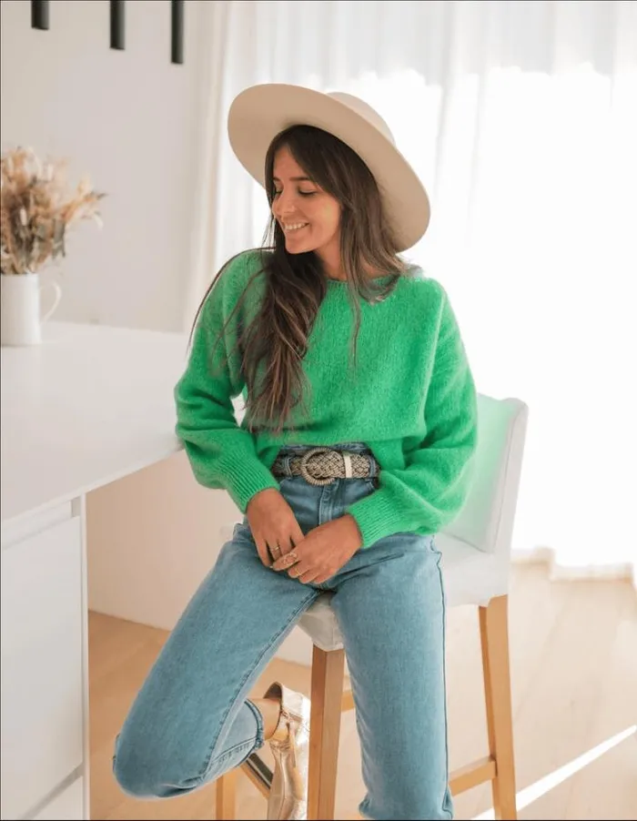 Women039s Clothing Sweaters Easy Clothes Green Francesca Sweater Green Women039s Clothing Sweaters Easy Clothes Green Francesca Sweater Green