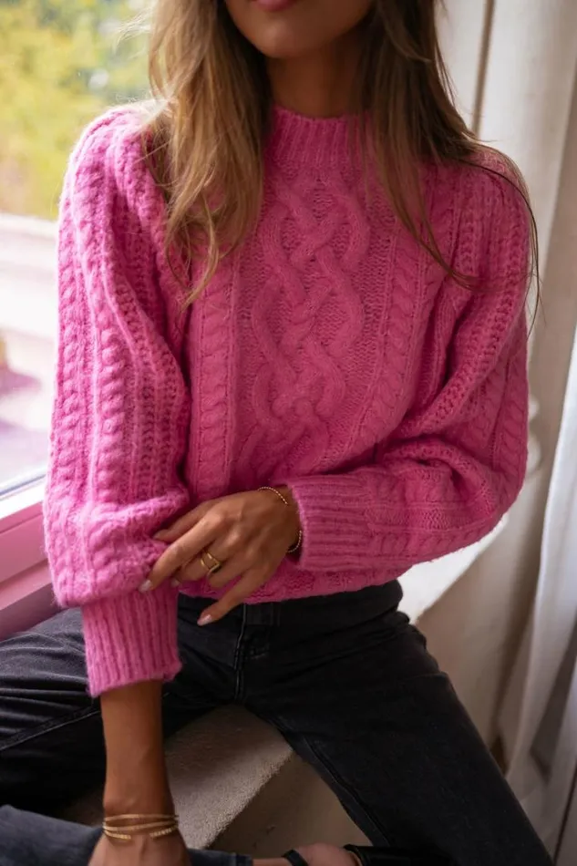 Women039s Clothing Sweaters Easy Clothes Pink Demi Sweater