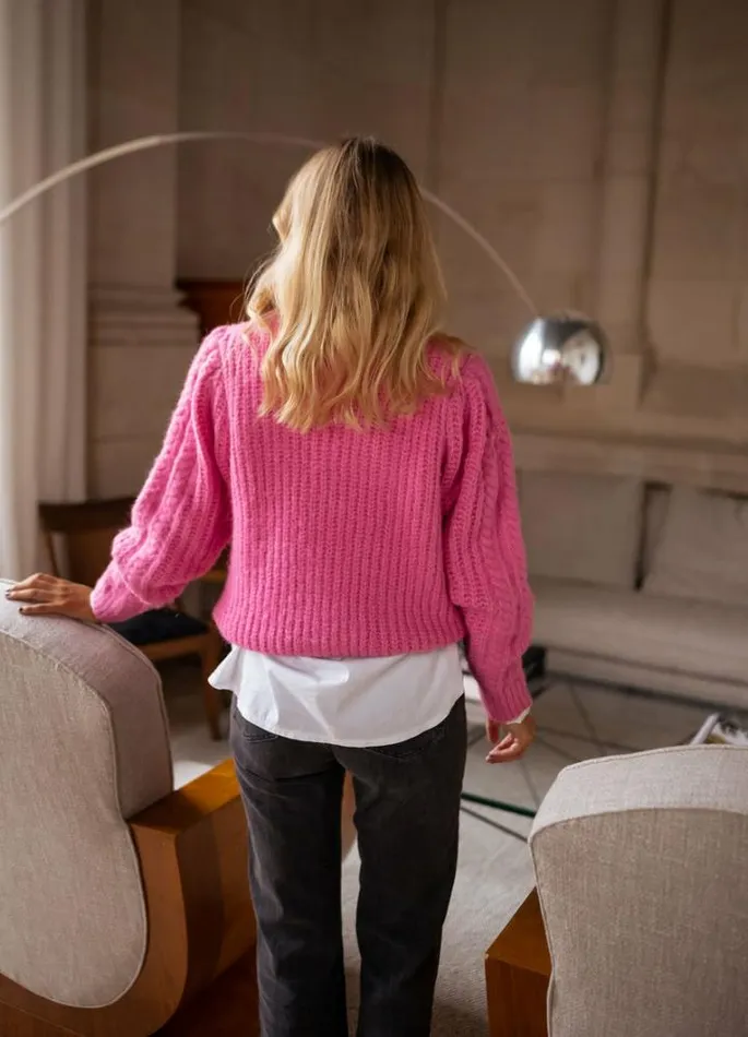 Women039s Clothing Sweaters Easy Clothes Pink Demi Sweater