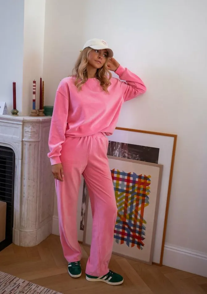 Women039s Clothing Sweaters Easy Clothes Pink Velvet Nino Sweater