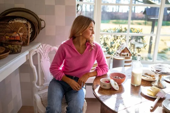 Women039s Clothing Sweaters Easy Clothes Pink Yvette Sweater