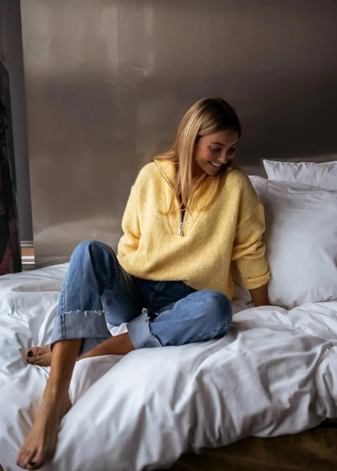 Women039s Clothing Sweaters Easy Clothes Yellow Alix Sweater Women039s Clothing Sweaters Easy Clothes Yellow Alix Sweater