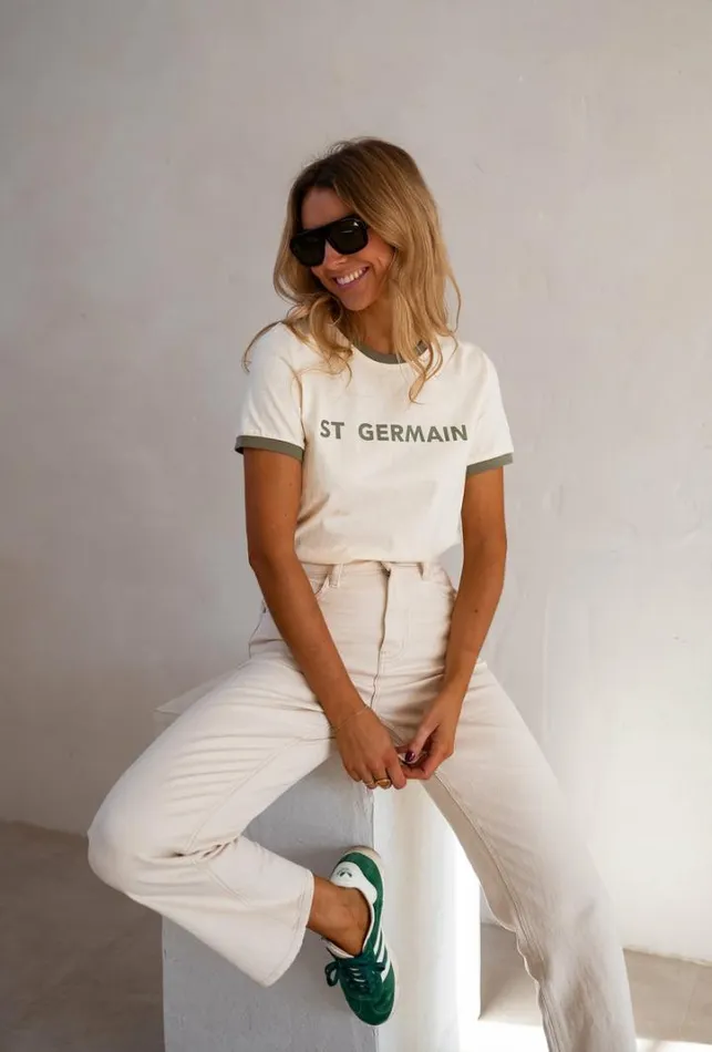 Women039s Clothing Tshirts Easy Clothes Beige And Khaki Saint German TShirt Women039s Clothing Tshirts Easy Clothes Beige And Khaki Saint German TShirt