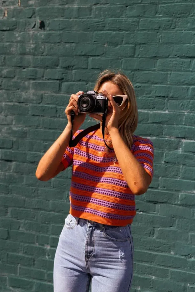Women039s Clothing Tops Easy Clothes Orange And Purple Inya Crochet Top Women039s Clothing Tops Easy Clothes Orange And Purple Inya Crochet Top