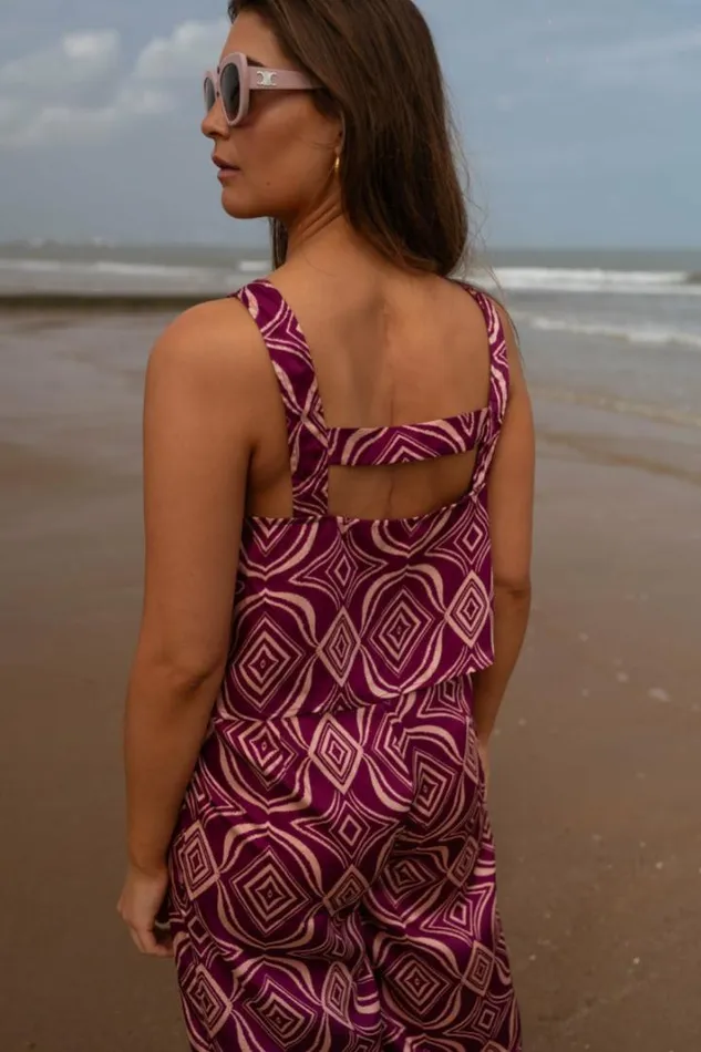 Women039s Clothing Tops Easy Clothes Purple Patterned Hiba Top Women039s Clothing Tops Easy Clothes Purple Patterned Hiba Top