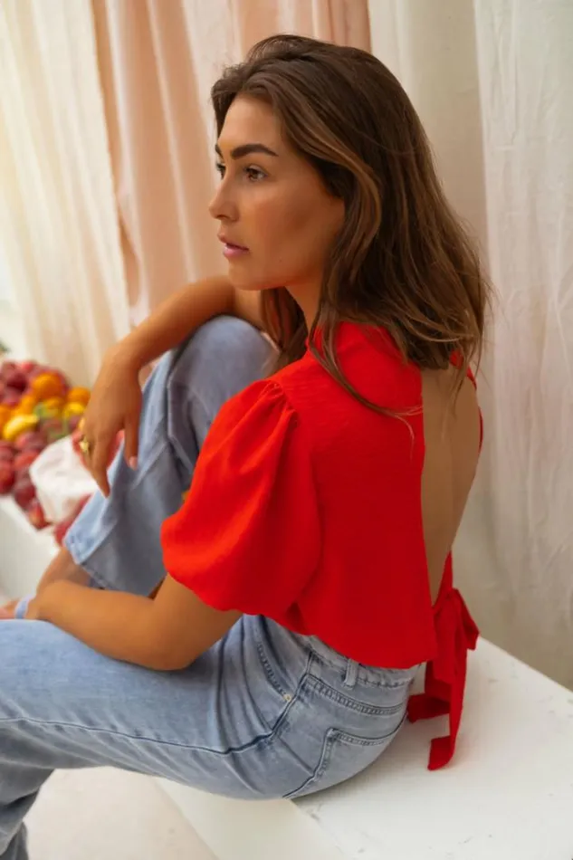 Women039s Clothing Tops Easy Clothes Red Didie Top