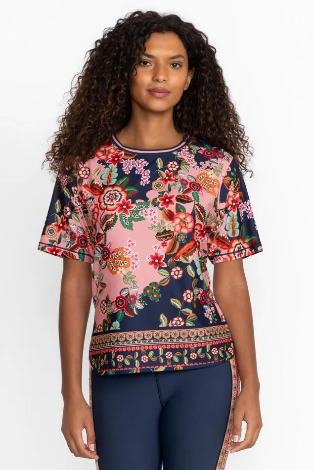 Women Active Johnny Was Bee Active Short Sleeve Oversize Crop Tee Clarkwood Women Active Johnny Was Bee Active Short Sleeve Oversize Crop Tee Clarkwood