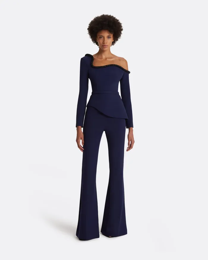 Women Aime Azurite Blue Top Azurite Blue Tops Safiyaa
