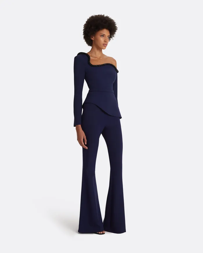 Women Aime Azurite Blue Top Azurite Blue Tops Safiyaa