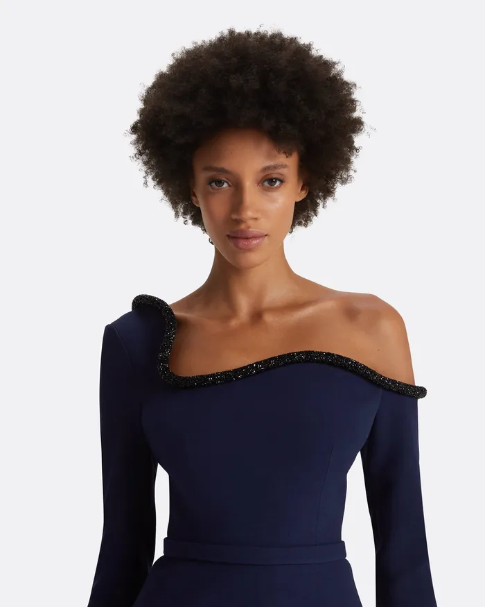Women Aime Azurite Blue Top Azurite Blue Tops Safiyaa
