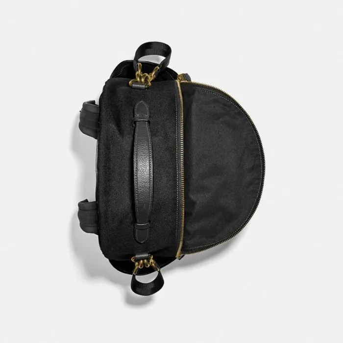 Women Baby Backpack Brassblack Coach Backpacks