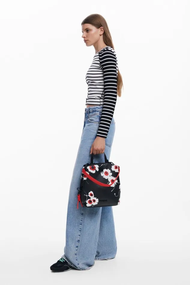 Women Backpacks Desigual Floral Backpack S