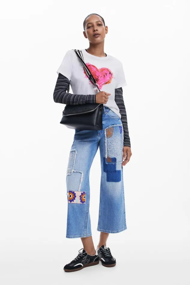 Women Bags Desigual M Half Logo Crossbody Bag