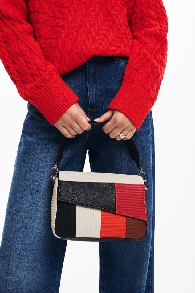 Women Bags Desigual Textured Handbag