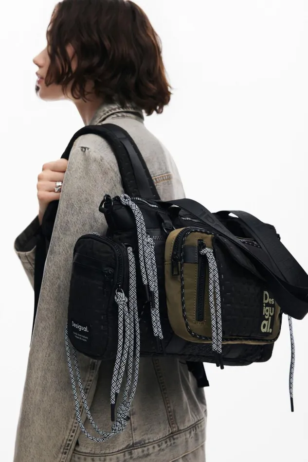Women Bags Desigual Voyager XL Multiposition Bowling Bag
