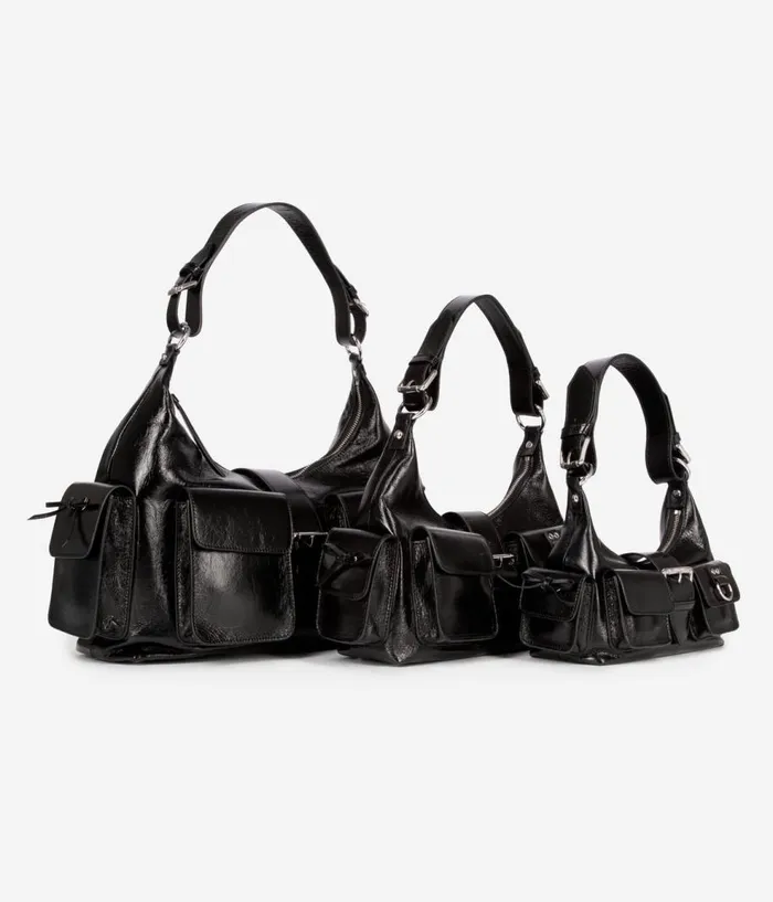 Women Bags THE KOOPLES Black Vintage Treatment Leather Amelia Bag