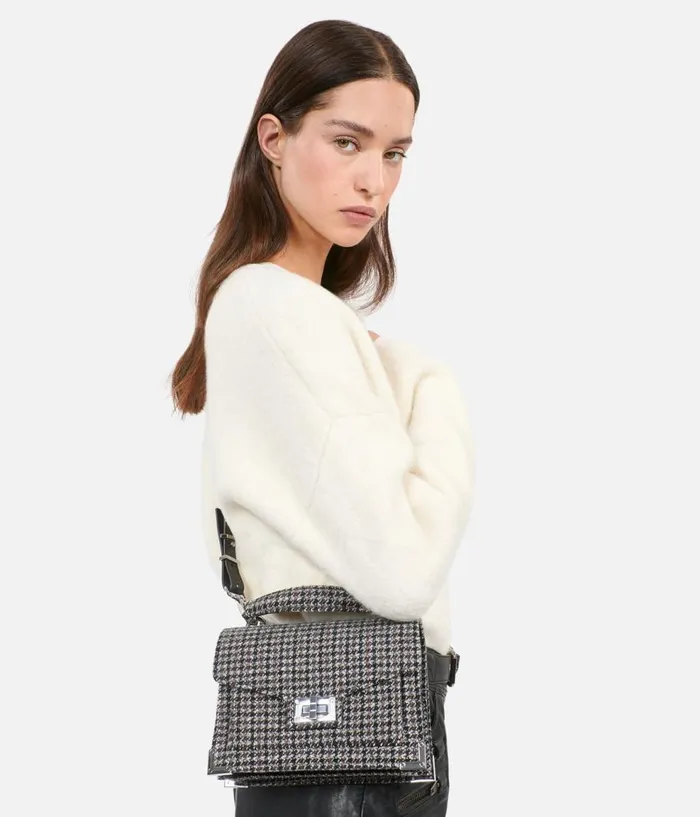 Women Bags THE KOOPLES Wool Blend Emily Small Bag Women Bags THE KOOPLES Wool Blend Emily Small Bag
